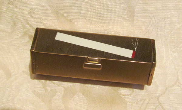 1950s Hexagon Cigarette Box Mad Men Cigarette Case Holder