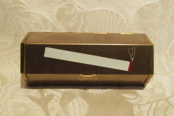 1950s Hexagon Cigarette Box Mad Men Cigarette Case Holder