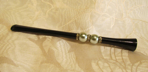 Vintage Rhinestone Cigarette Holder Unused Mad Men Bling