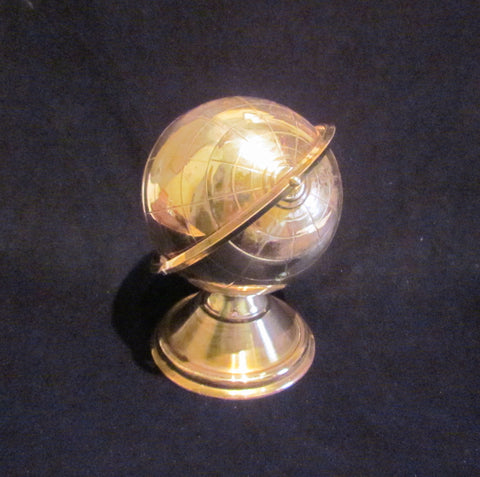1940's Globe Ashtray Vintage Table Top Ashtray Office Decor Accessory