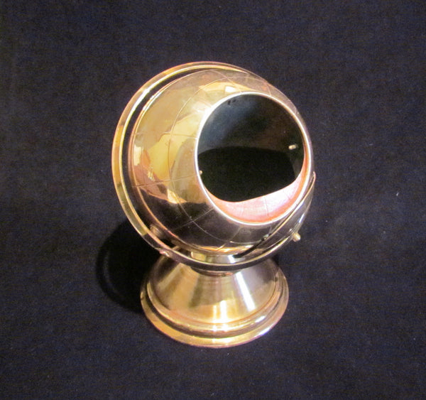1940's Globe Ashtray Vintage Table Top Ashtray Office Decor Accessory