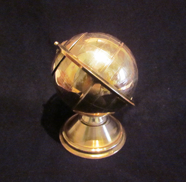1940's Globe Ashtray Vintage Table Top Ashtray Office Decor Accessory