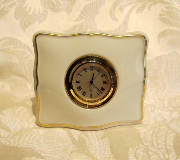 Lenox Quartz Clock Book Style Working Clock Mint Condition