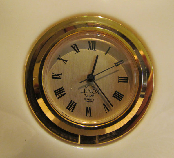Lenox Quartz Clock Book Style Working Clock Mint Condition