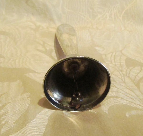 Vintage Sterling Silver Dinner Bell Kitchen Dining Decor