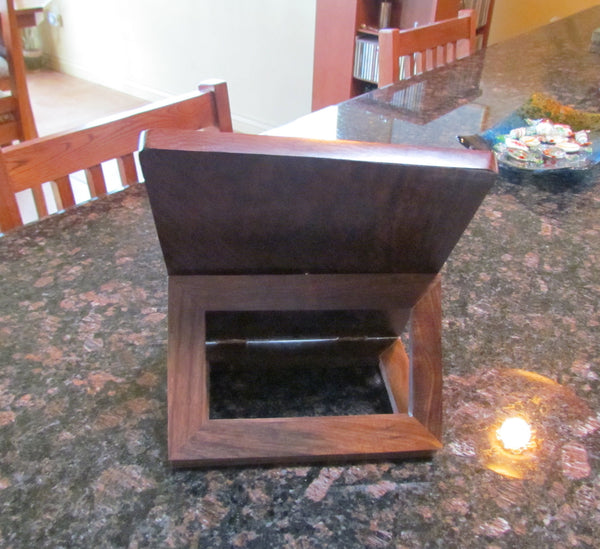 Hand Carved Wooden Book Stand New Shesham Cookbook Holder