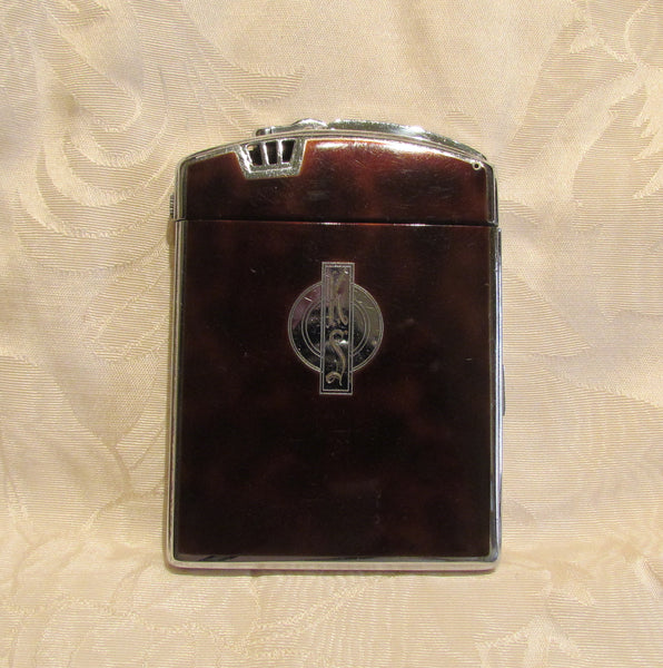 ronson cigarette holder Art Deco Pal Case / Lighter A novelty cigarette dispenser attributed