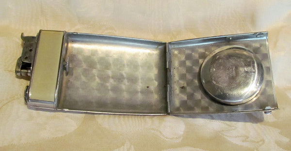 Art Deco Compact Case Lighter 1940's Evans Case Lighter Working