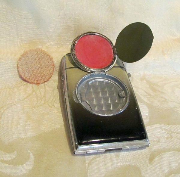 Art Deco Compact Case Lighter 1940's Evans Case Lighter Working