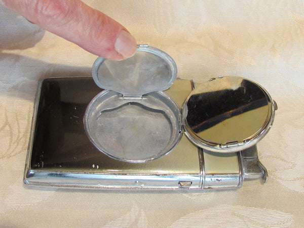 Art Deco Compact Case Lighter 1940's Evans Case Lighter Working