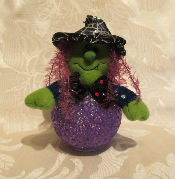 Halloween Witch Light Decoration Multi Color Flashing Light