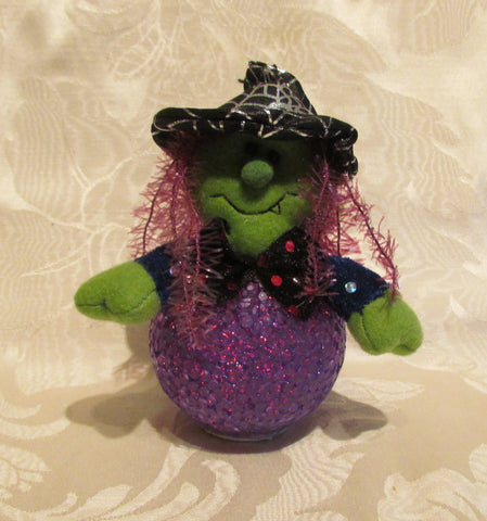 Halloween Witch Light Decoration Multi Color Flashing Light