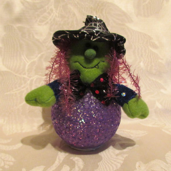 Halloween Witch Light Decoration Multi Color Flashing Light