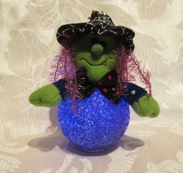 Halloween Witch Light Decoration Multi Color Flashing Light
