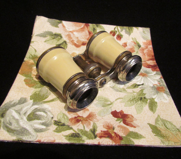 1800s Enamel Opera Glasses Binoculars Sportier Paris Jockey Sports Glasses