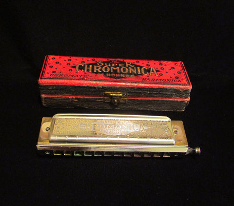 Hohner Super Chromonica Harmonica Model 270 Key of C 1930s Unused