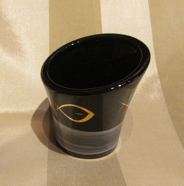 Evans Glass Smoking Set 1950s Lighter Cigarette Holder Ashtray Tabletop Working Lighter