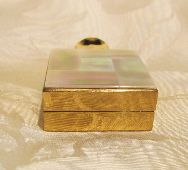 Mother Of Pearl Perfume Bottle 1950s Travel Fragrance Bottle