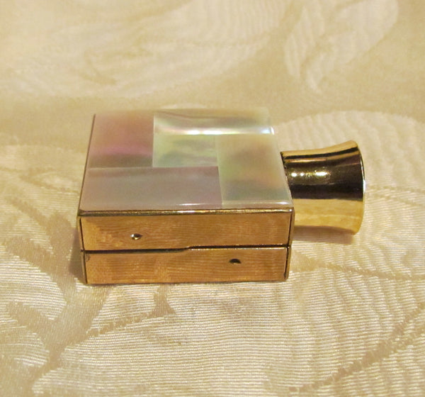 Mother Of Pearl Perfume Bottle 1950s Travel Fragrance Bottle