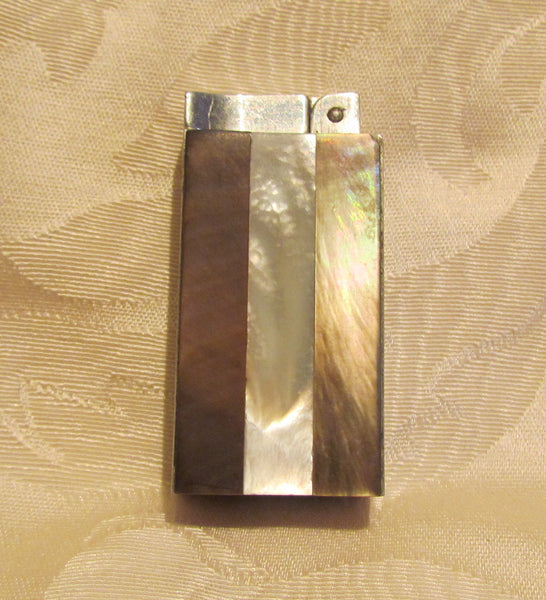 1930 Atomizer Perfume Bottle Mother Of Pearl Abalone Travel Bottle Rare