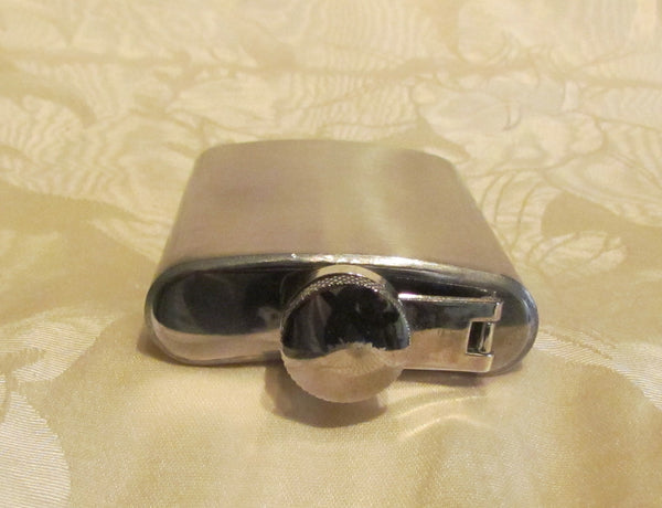 Brushed Stainless Steel Flask 3 oz. Unused