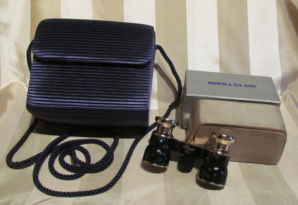 Mother Of Pearl Opera Glasses Binoculars Theater Glasses Boxed Whiting Davis Purse