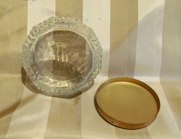 1930s Celluloid Vanity Set Mirror Tray Powder Jar Victorian Scene 4Pc Dresser Set