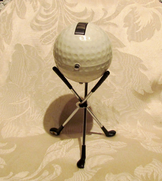 Golf Ball Lighter 1960s SWANK Working Table Lighter