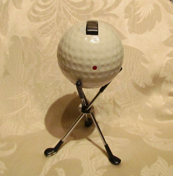 Golf Ball Lighter 1960s SWANK Working Table Lighter