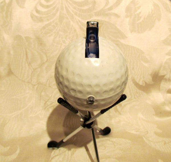 Golf Ball Lighter 1960s SWANK Working Table Lighter