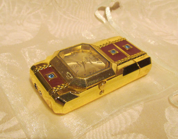 Gold Watch Lighter Butane Fliptop Lighter