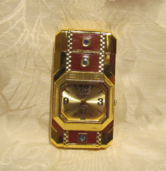 Gold Watch Lighter Butane Fliptop Lighter