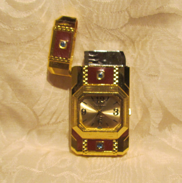 Gold Watch Lighter Butane Fliptop Lighter