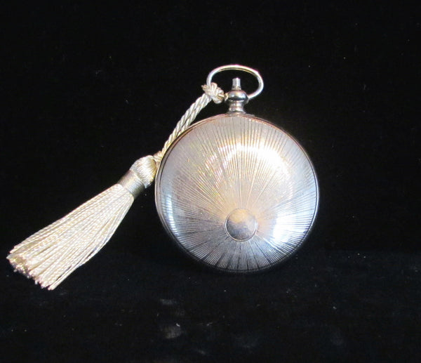 D.R.G.M.a. German Silver Pocket Watch Compact Vintage