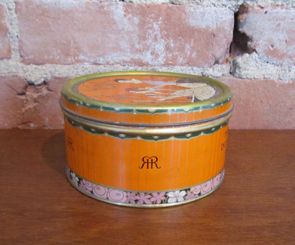 Vintage Richard Hudnut Three Flowers Dusting Powder Tin