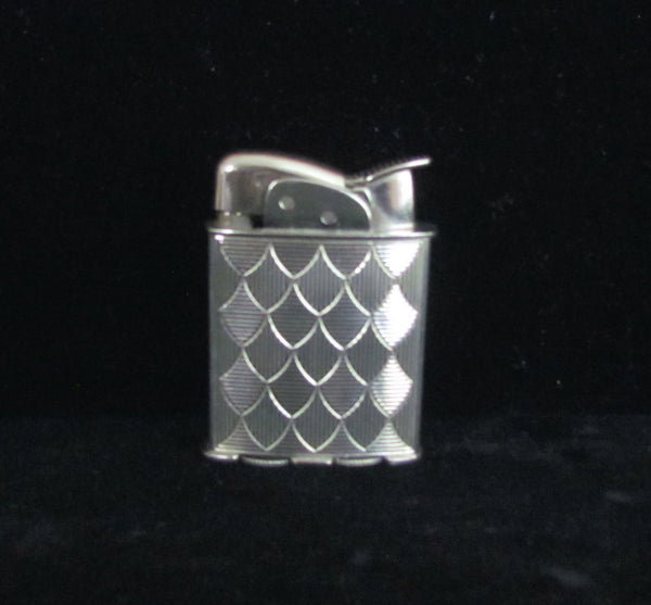 Evans Spitfire Lighter Silver Art Deco Working Pocket Lighter