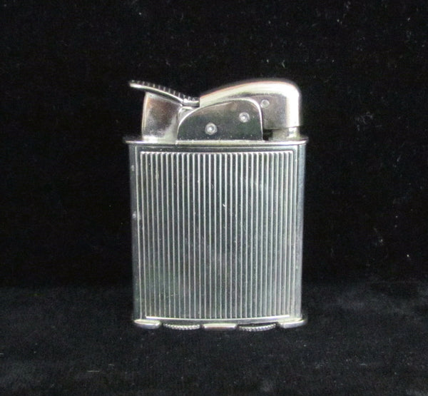 Evans Spitfire Lighter Silver Art Deco Working Pocket Lighter