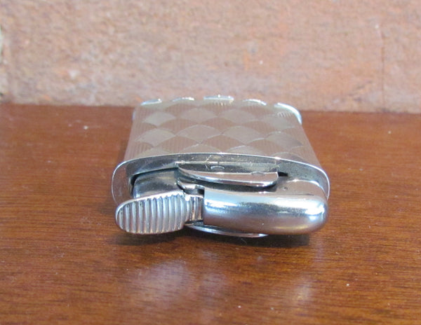 Evans Spitfire Lighter Silver Art Deco Working Pocket Lighter