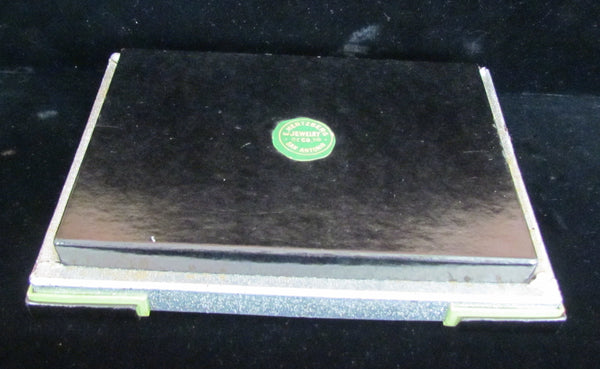 Art Deco Mondaine Enamel Compact Purse Original Box Excellent Condition