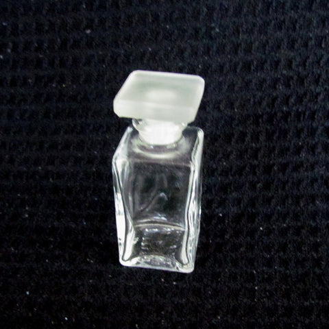 Vintage French Perfume Bottle Glass Fragrance Bottle