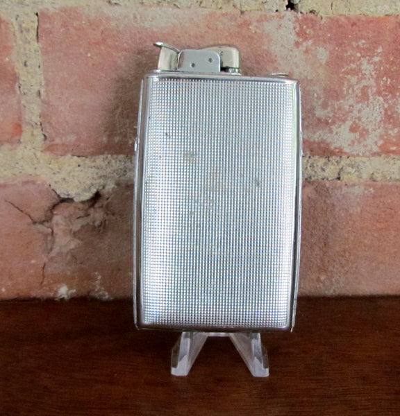 Evans Case Lighter Black Enamel 1940s Art Deco Trig-A-Lite Cigarette Case