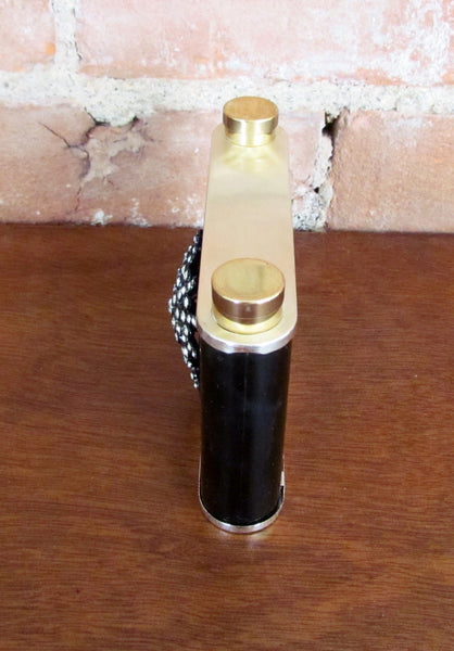 Vintage Rhinestone Lighter Lipstick Cigarette Case Purse 1950's Unique Compact Purse