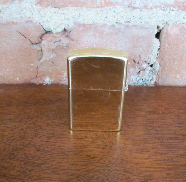 Winston Pocket Lighter 1990s Eagle Flip Top Windproof Gold Lighter Working