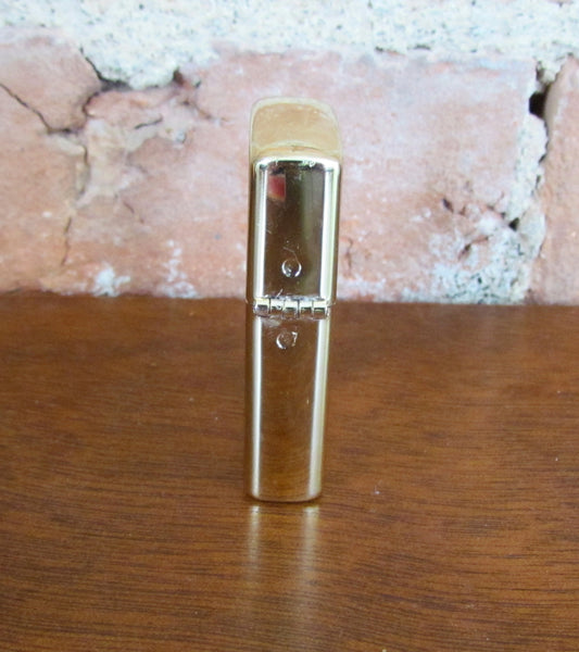 Winston Pocket Lighter 1990s Eagle Flip Top Windproof Gold Lighter Working