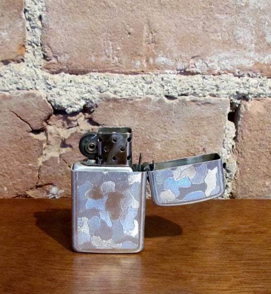 Vintage Silver Storm King Windproof Lighter Flip Top