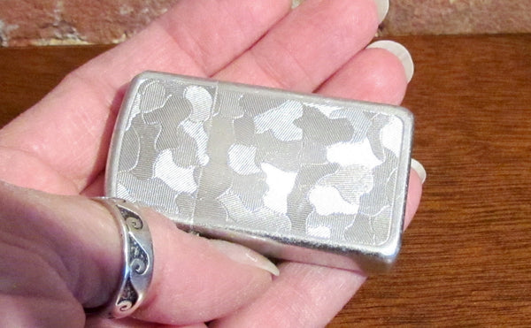 Vintage Silver Storm King Windproof Lighter Flip Top