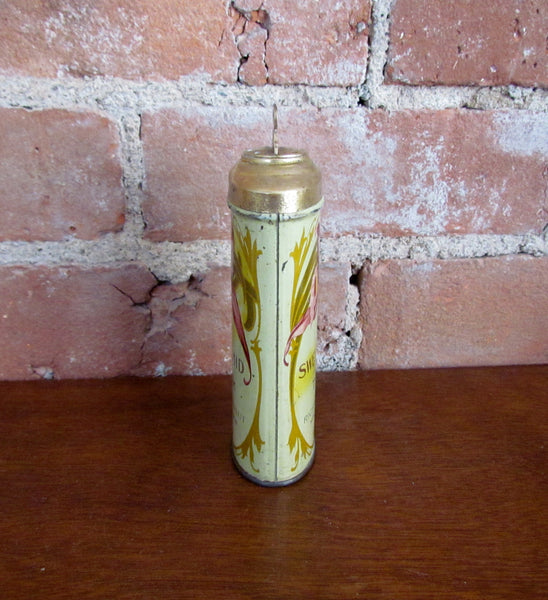 1920s Sweet Orchid Talcum Powder Tin Richard Hudnut Rare