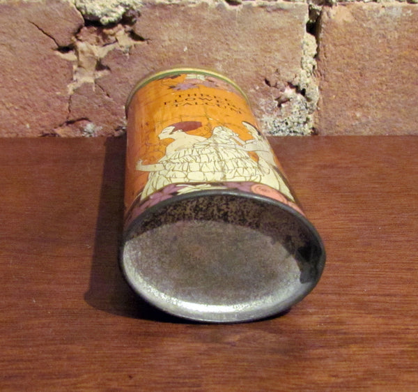 Richard Hudnut Three Flowers Powder Tin 1920's Talcum Can