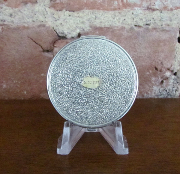 1916 Karess Woodworth Antique Silver Powder Compact
