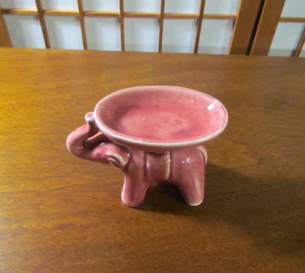 1940s Pink Elephant Soap Dish Made In Japan